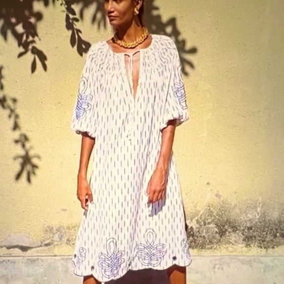 Innika Choo Hugh Jesmok Dress in Ikat Print - Picture 1 of 16